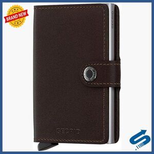 Leather RFID Protected Mini Wallet with Card Protector